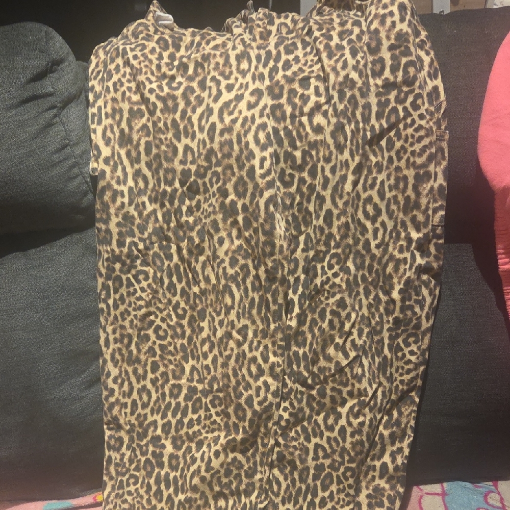 Forever 21 Leopard Print Maxi Skirt